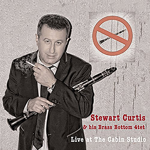 Album cover with man holding trumpet, smoking, and "no smoking" symbol.