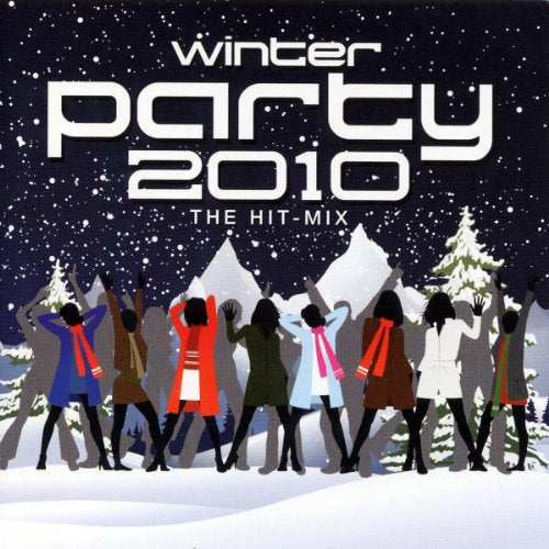 "CD cover art featuring dancing figures in a snowy landscape with 'Winter Party 2010' text."