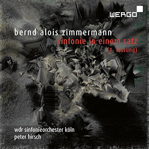 A CD cover with abstract, geometric shapes and white and red text on a dark background.