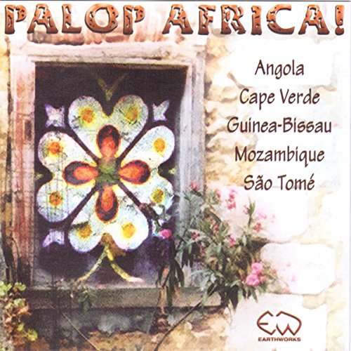 "CD cover with stained glass window, flower design, and country names listed."