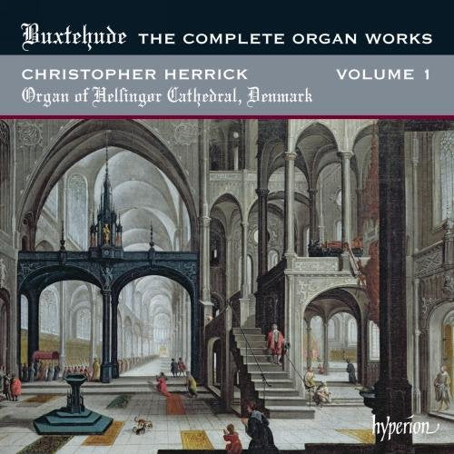 "CD cover with cathedral interior image, featuring arches, people, and ornate details."
