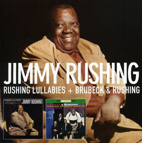 "CD cover featuring Jimmy Rushing with two smaller album covers below his image."