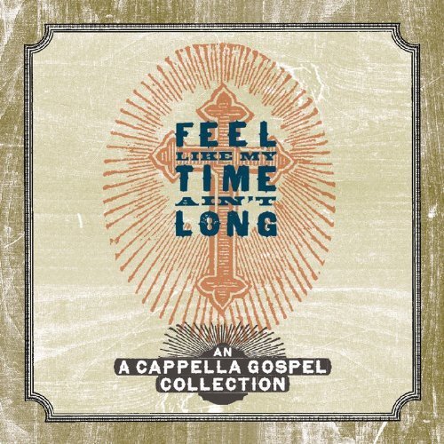 "Album cover with a cross and text on a beige, distressed background."