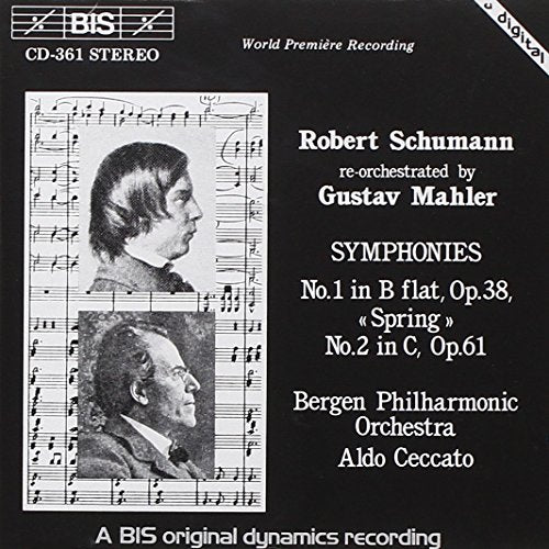 Gustav Mahler - Schumann: Symphonies Nos 1 & 2 (arranged by Mahler) [CD]