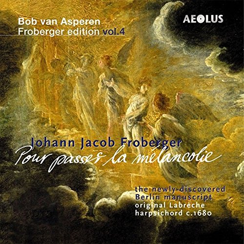 "CD cover featuring a Renaissance painting of figures in a cloudy landscape."