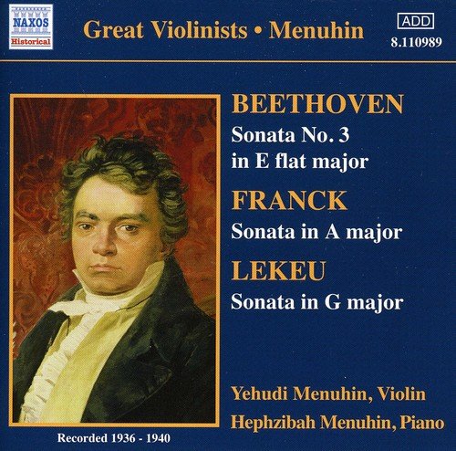 "CD cover with Beethoven portrait, blue background, and white and orange text."