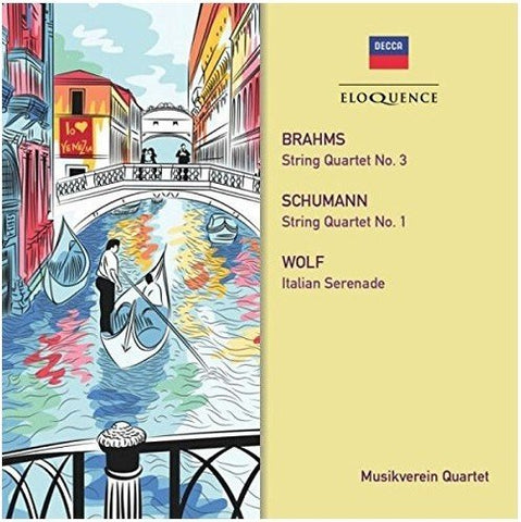 Musikverein Quartet - Brahms: String Quartet No. 3. Schumann: String Quartet No. 1 [CD]