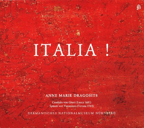 Red album cover with "Italia!" in white text and additional smaller text below.