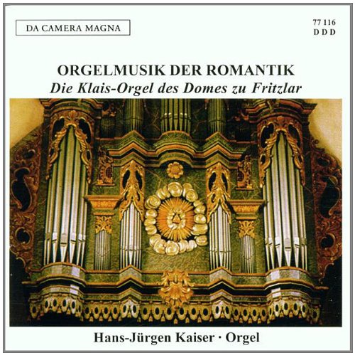 "CD cover featuring an ornate, green and gold pipe organ."