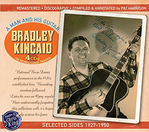 "CD cover with sepia-toned photo of man holding guitar, plaid shirt, and handwritten notes."