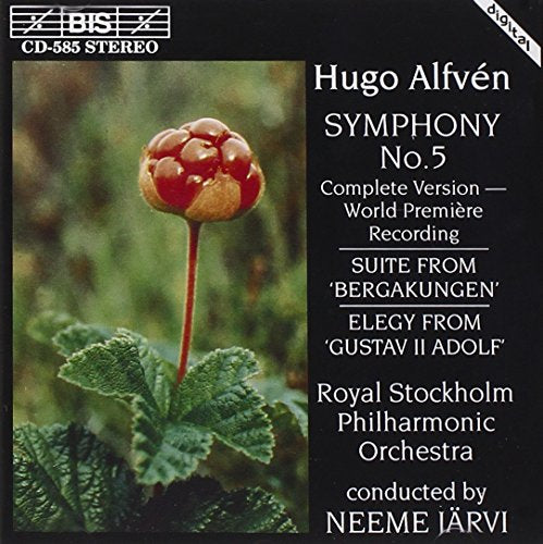 Jarviroyal Stockholm Po Strin - Alfven: Symphony No. 5 / Suite from "Bergakungen" / Elegy from "Gustav II Adolf" [CD]