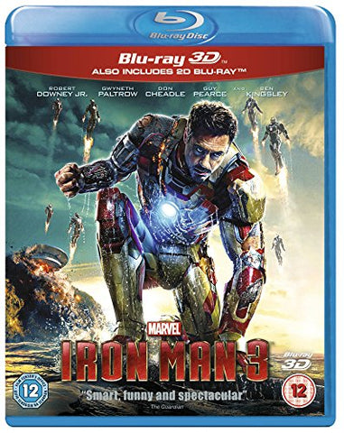 Iron Man 3 [Blu-ray 3D + Blu-ray] [Region Free]