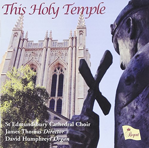 Cathedral album cover featuring a stone cathedral and a statue holding a cross.