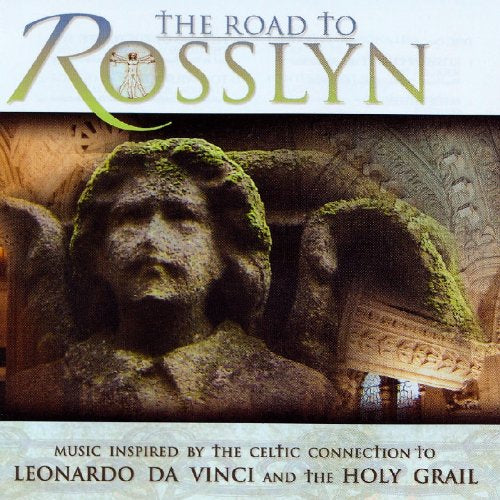 "CD cover featuring a moss-covered stone angel sculpture with title and description text."