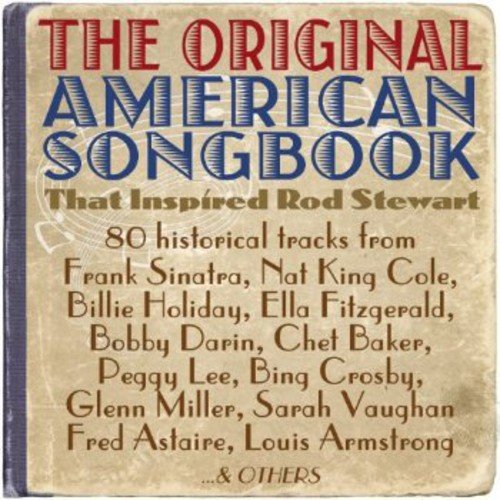 "The Original American Songbook" CD cover with beige background and artist names listed.