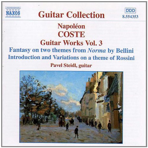 "CD cover with 'Guitar Collection' title and impressionist street scene painting."