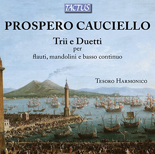 "CD cover featuring a 17th-century harbor scene with ships and a crowd."
