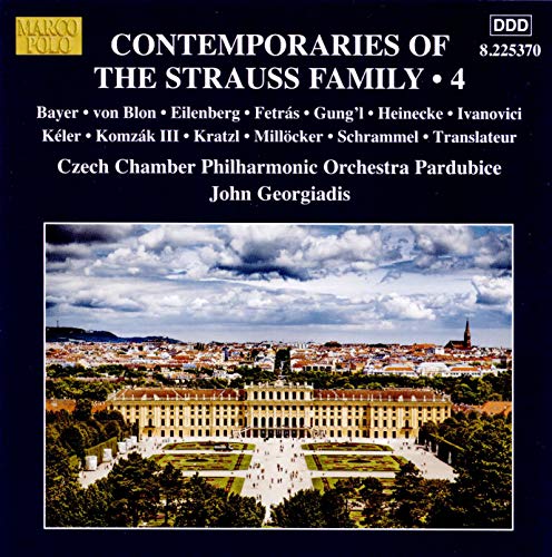 Cz Ch Orchestra/georgiadis - Contemporaries Of The Strauss Family. Vol.4 [CD]