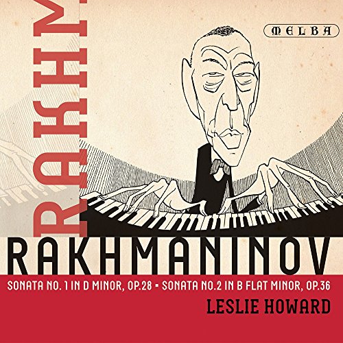 CD cover with illustration of a man at a piano, red and beige design.