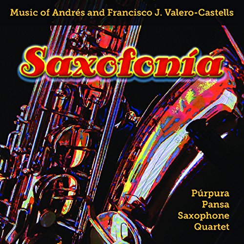 CD cover featuring shiny saxophones against a black background with red and yellow text.