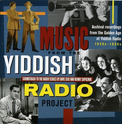 "CD cover with collage of black and white and sepia-toned photos, blue background."
