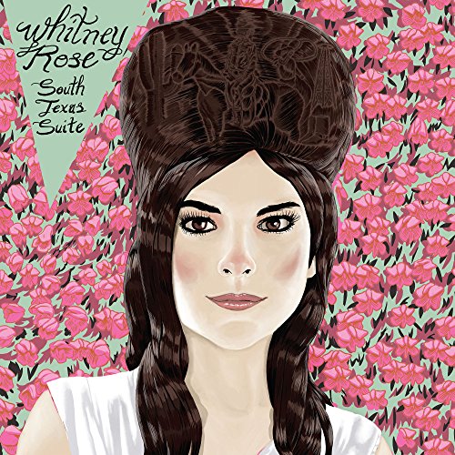 "Album cover featuring a woman with braided hair and pink floral background."