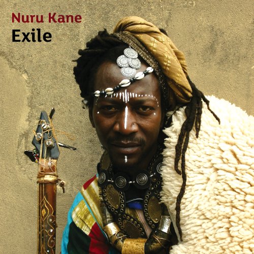 Album cover featuring a man with adornments and jewelry against a beige background.