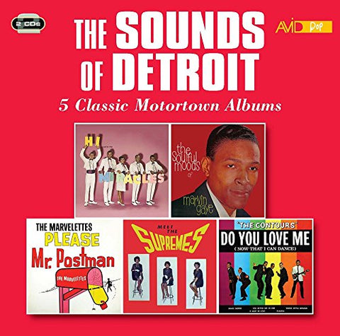 Various - The Sounds Of Detroit - Five Classic Motortown Albums (Hi. Were The Miracles / The Soulful Moods Of / Please Mr Postman / Meet The Supremes / Do You Love Me) [CD]