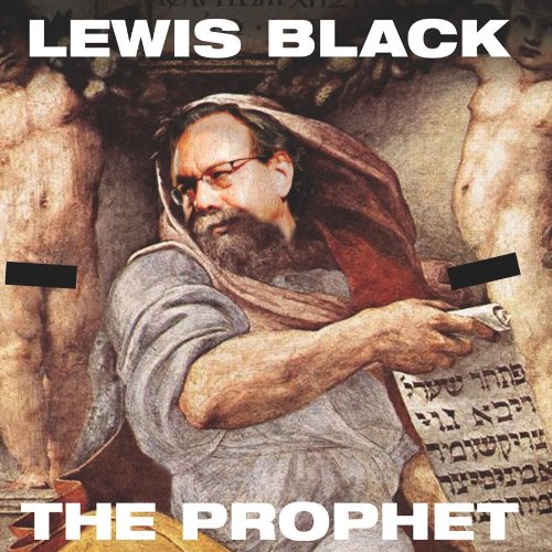 "Album cover featuring a bearded man holding a scroll, inspired by Michelangelo's art."