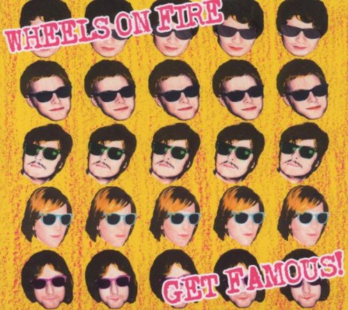 A pixelated CD cover featuring 20 faces on a yellow background.