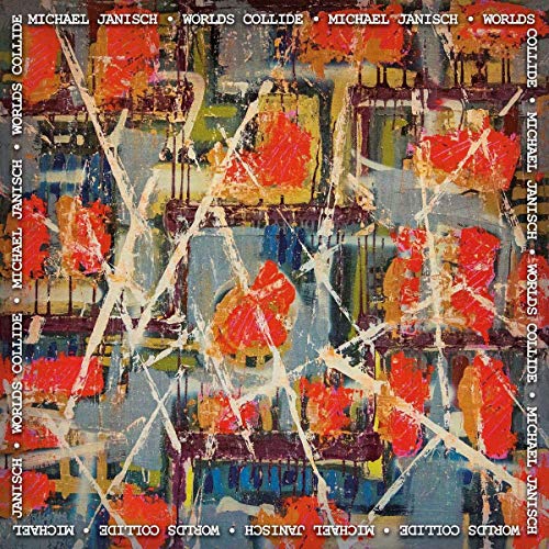 Album cover with abstract, multicolored design and white text on the borders.