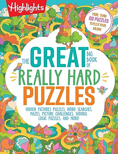 The Great Big Book of Really Hard Puzzles (Great Big Puzzle Books): Kid Tested by Mrs. Kooy's 4th-grade Students