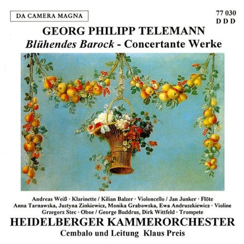 Heidelberger Kammerorchester - Georg Philipp Telemann: Blühendes Barock - Concertante Werke [CD]