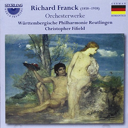 CD cover featuring a painting of two nude figures by a body of water.