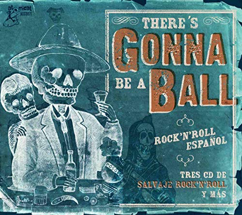 "CD cover art featuring a skeleton in a suit and hat, blue and orange tones."