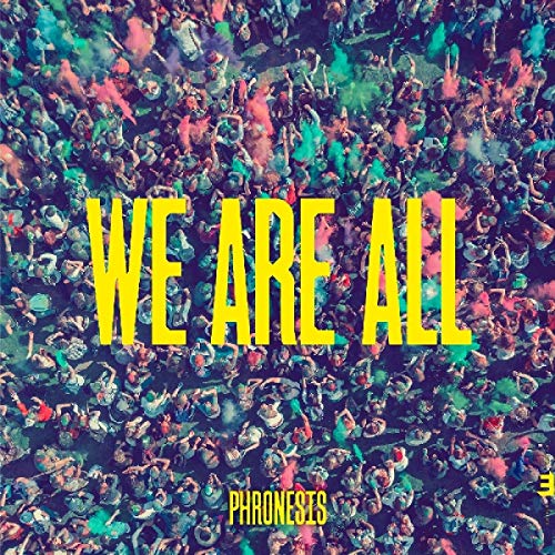 "Album cover with 'We Are All' in yellow text over a crowd of people."