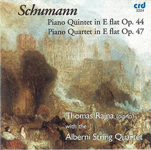 CD cover featuring a classical painting with text overlay describing the music content.