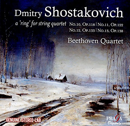 Beethoven Quartet - Shostakovich: A Ring for String Quartet [1966-70] String Quartets 10-13 [CD]