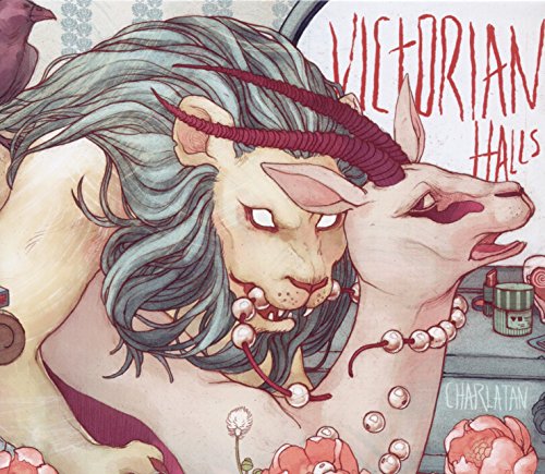 "CD cover featuring a fantastical creature with two heads and flowing hair."