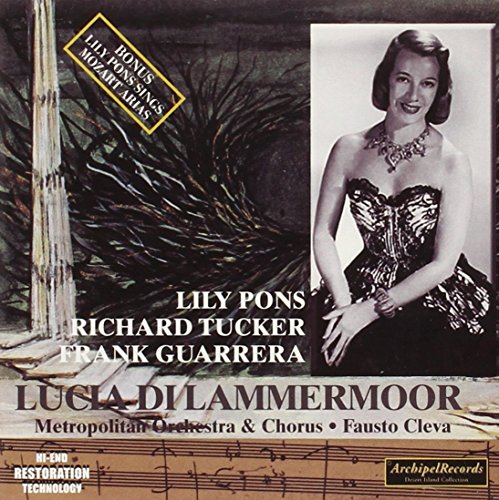 CD cover featuring black and white portrait of Lily Pons in a formal gown.