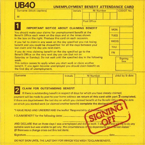 UB40 - SIGNING OFF [CD]