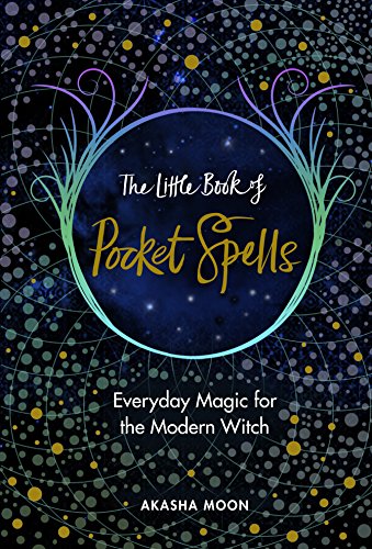 Book cover with dark blue circle, yellow and white text, and floral design.