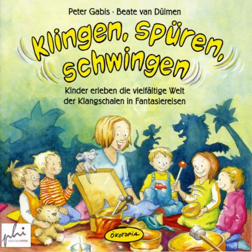 The image shows a children's CD cover with cartoon children playing instruments together.