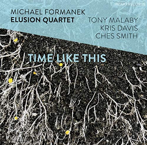 Album cover with roots and soil, titled "Time Like This" by Michael Formanek Elusion Quartet.