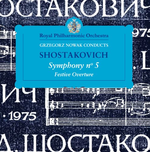 A CD cover featuring a blue label on a dark blue musical background.