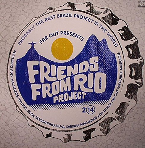 CD cover with blue and white design, featuring mountains and the sun.