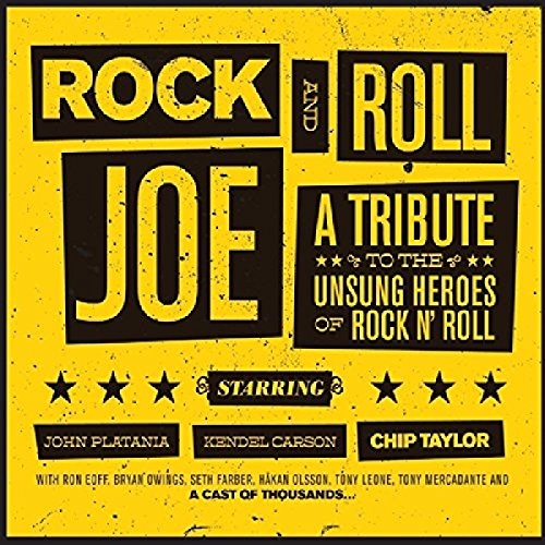 CD cover for "Rock & Roll Joe," a tribute to rock heroes.