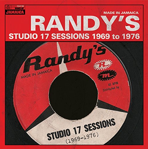 Red vinyl record cover with "Randy's" and "Studio 17 Sessions" text, featuring a vinyl record.