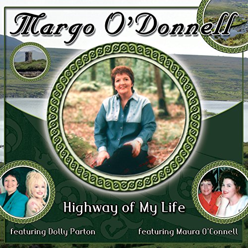 Margo O'Donnell album cover featuring a woman in a forest and scenic landscape.