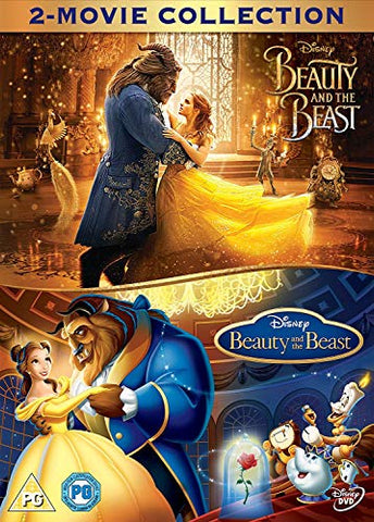 Beauty And The Beast Live Action/Animated Doublepack [DVD] [2017]